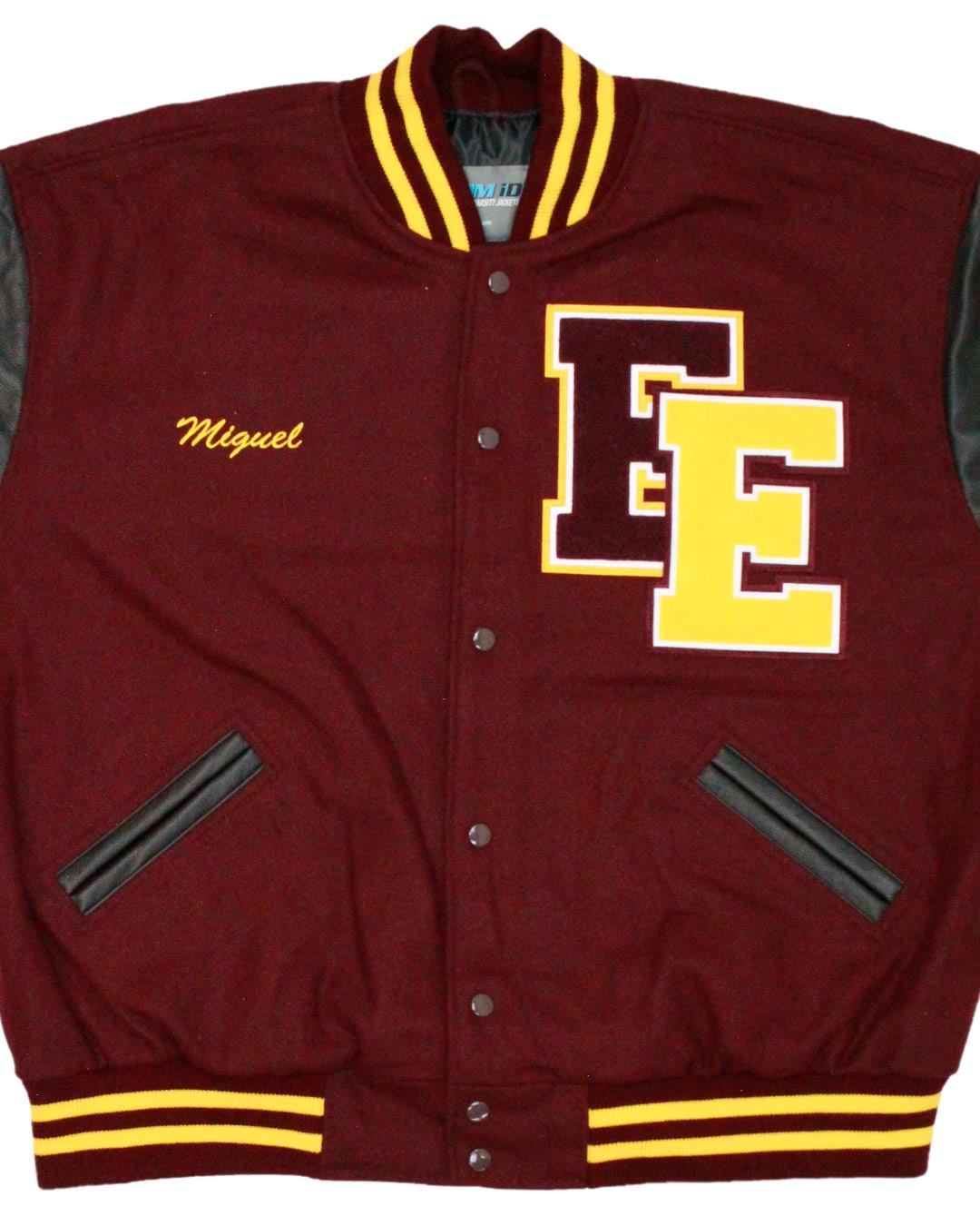 Eldorado High School Sundevils Letterman Jacket, Las Vegas, NV - Front 