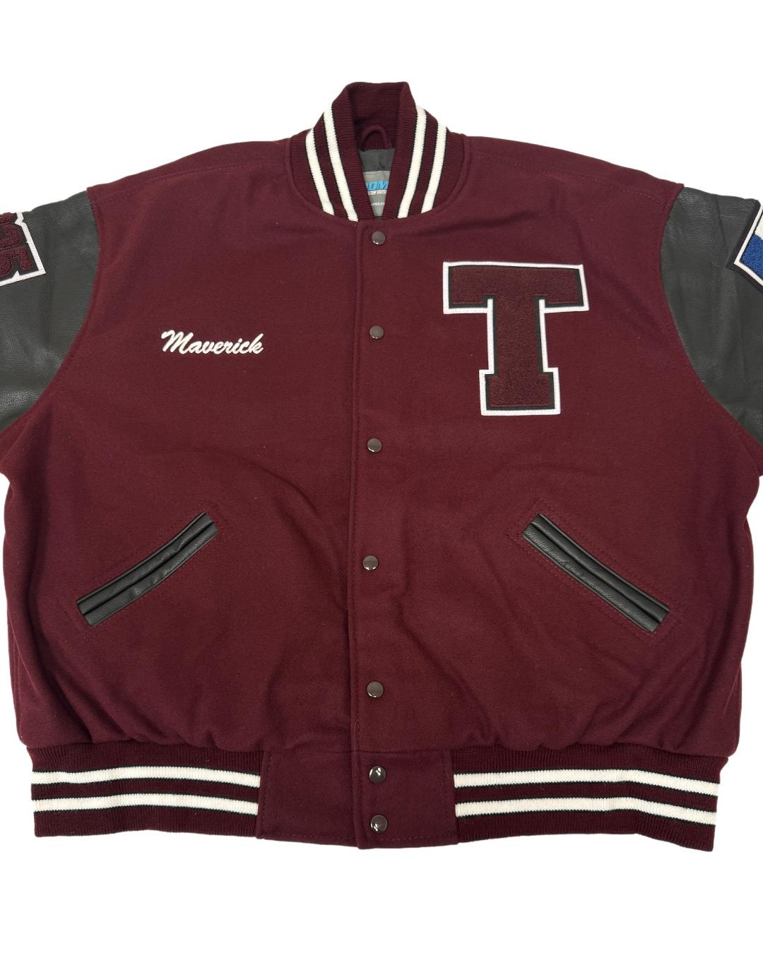 Mansfield Timberview High School Wolves Letterman Jacket, Arlington, TX - F