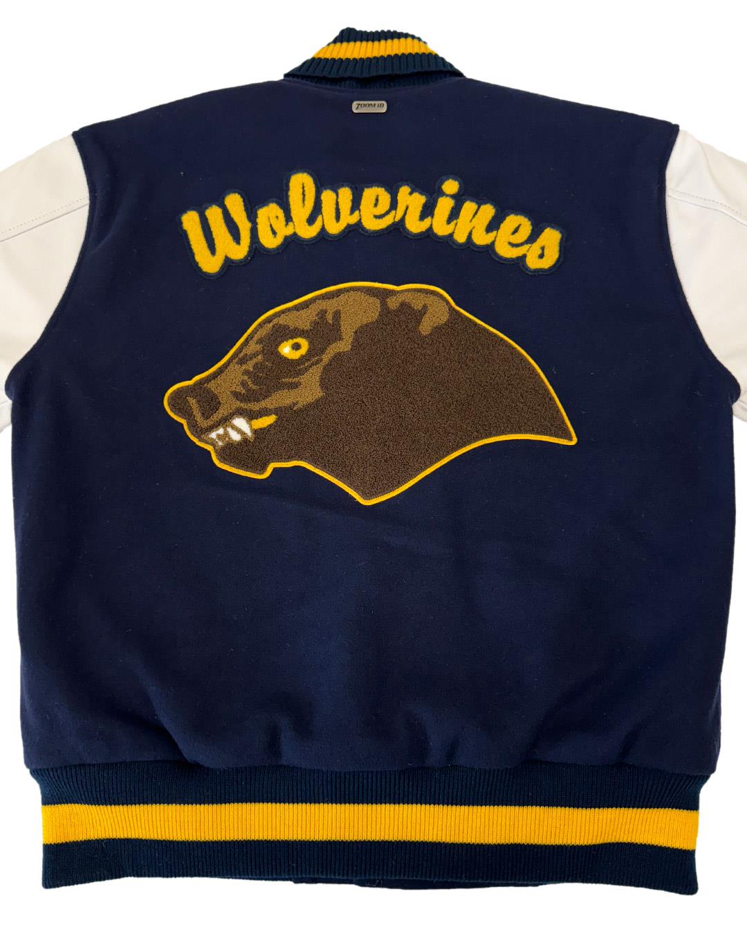  Calumet High School Wolverines Lettermen Jacket, Calumet, CO - B