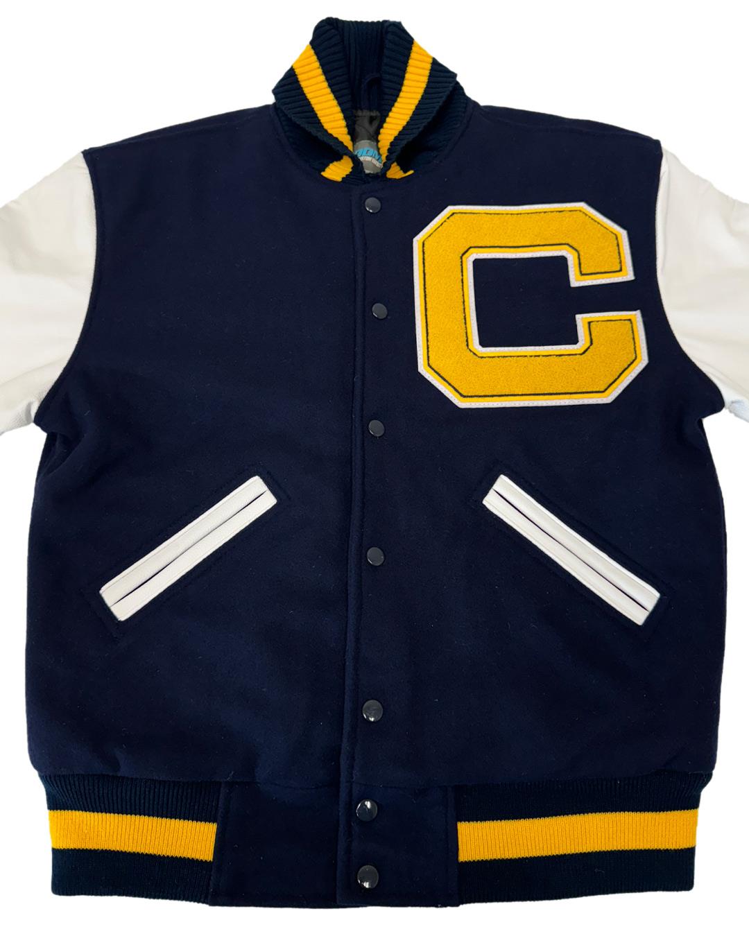 Calumet High School Wolverines Lettermen Jacket, Calumet, CO - F